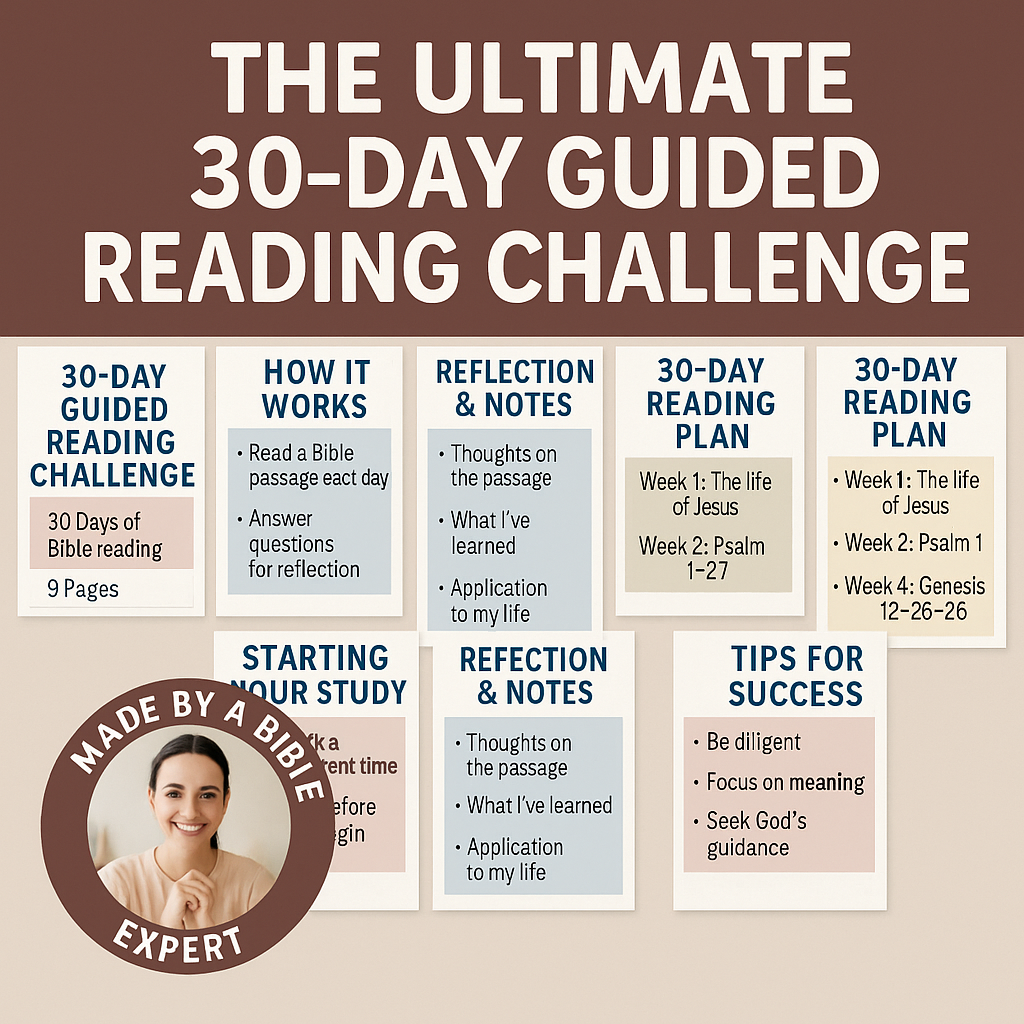 ποΈ 30-Day Guided Reading Challenge